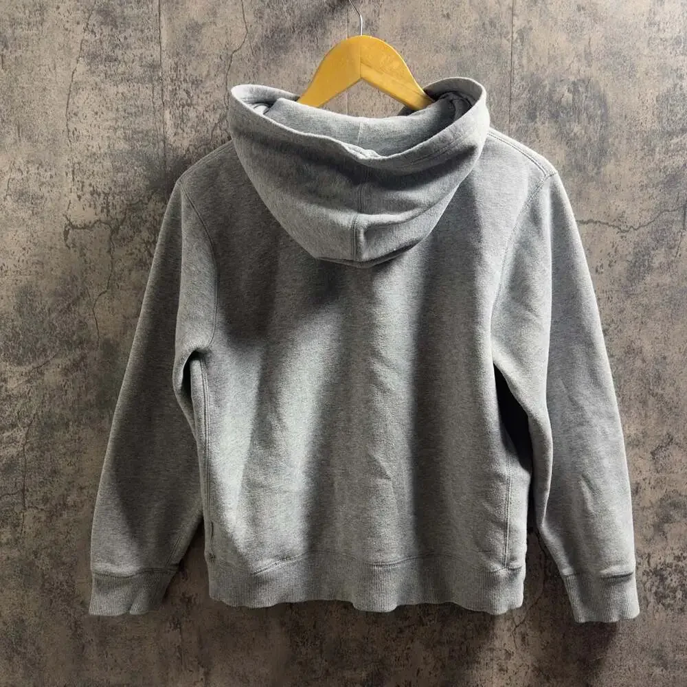 Nike Spellout Zip-Up Hoodie, Grey, Kids Size L